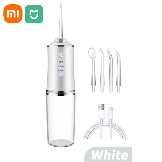 Xiaomi  Smart Electric Oral Irrigator Water Flosser USB Charging 4 Jets 3 Modes Water Jet Irrigator Dental Teeth Cleaner