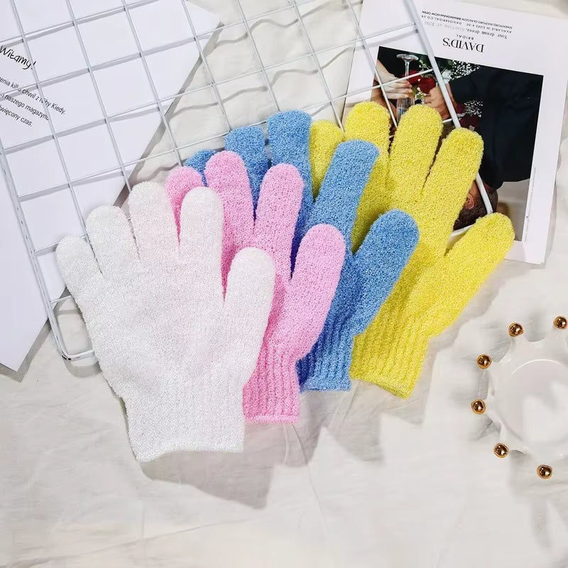 Best Quality Bath for Peeling Exfoliating Mitt Glove Scrub Gloves Resistance Wash Skin Moisturizing SPA Foam Body Massage Sponge