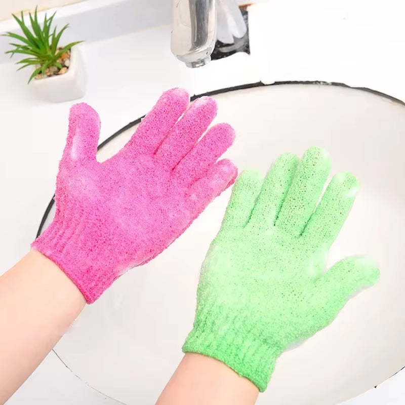 Best Quality Bath for Peeling Exfoliating Mitt Glove Scrub Gloves Resistance Wash Skin Moisturizing SPA Foam Body Massage Sponge