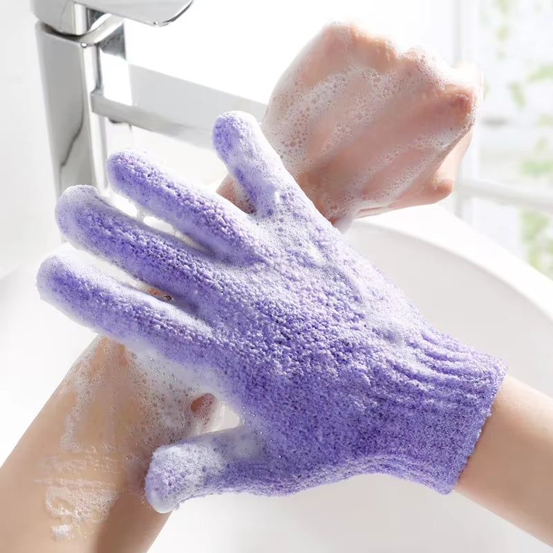 Best Quality Bath for Peeling Exfoliating Mitt Glove Scrub Gloves Resistance Wash Skin Moisturizing SPA Foam Body Massage Sponge